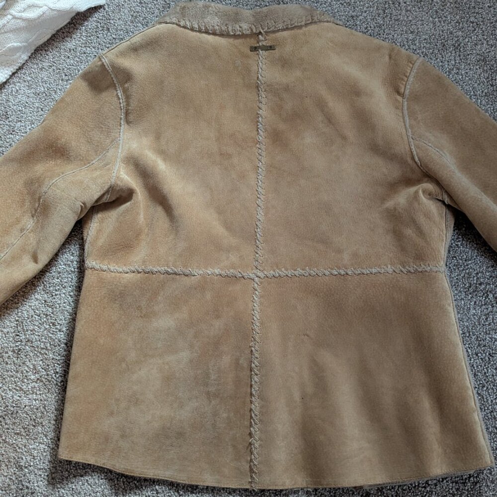 Suede Leather Guess Coat - Picture 9 of 9